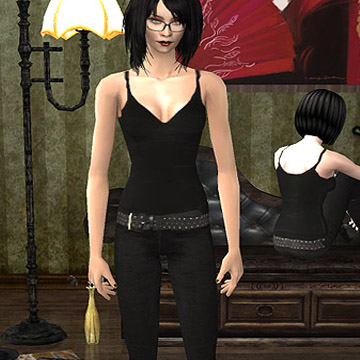 одежда для гота Sims 2
