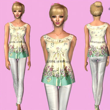Sims 2 одежда