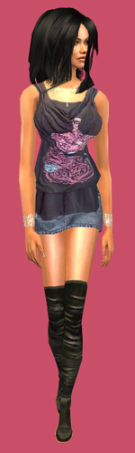  гламурная одежда Sims 2