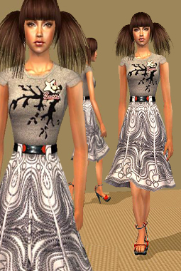 Sims 2 деловая одежда