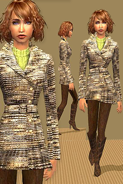 верхняя одежда Sims 2