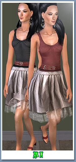 повседневная одежда Sims 2