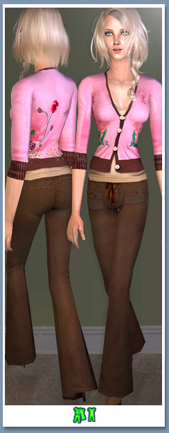 ежедневная одежда Sims 2