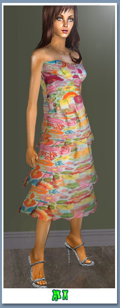 женская одежда Sims 2