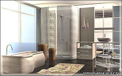 Ванные комнаты для Sims 2 бесплатно скачать