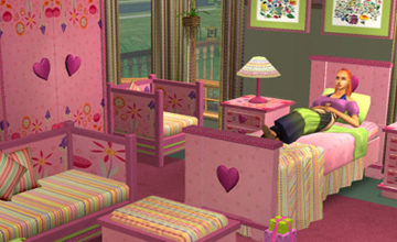 Наборы Sims 2 предметов для детской комнаты