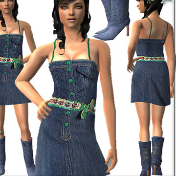  Sims 2 одежда