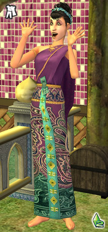 восточная одежда Sims 2
