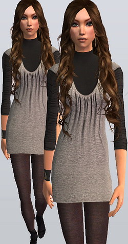 женская Sims 2 деловая одежда