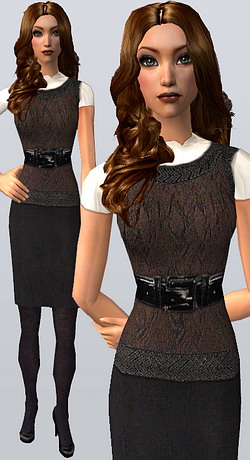 Sims 2 одежда больное платье 