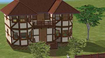 скачать частные дома Sims 2